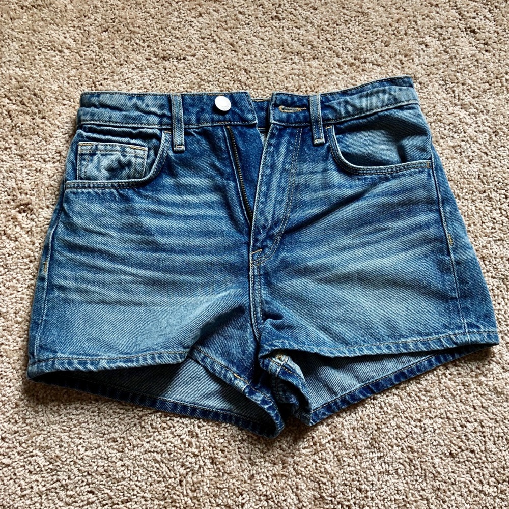 H&M High Waisted Denim Shorts
